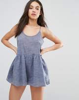 Thumbnail for your product : d.RA Calvin Floaty Chambray Romper