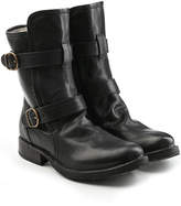 Thumbnail for your product : Fiorentini+Baker Rab Leather Ankle Boots with Fur Insole