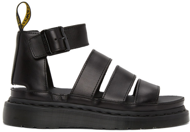 dr martens black sandals
