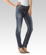 Thumbnail for your product : Silver Suki Mid-Rise Pencil Skinny Jeans