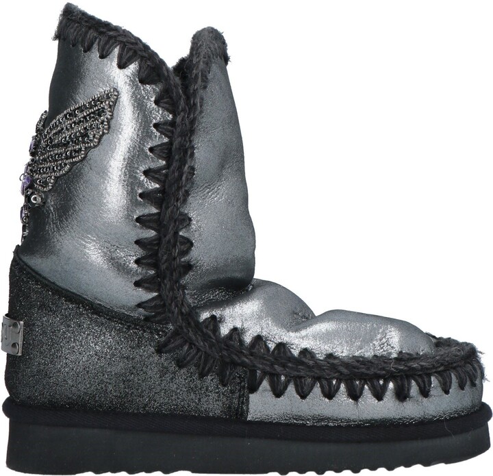 Mou Ankle Boots Silver - ShopStyle