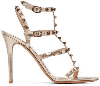 Studded Cage Sandals | Shop the world's largest collection of fashion |  ShopStyle UK