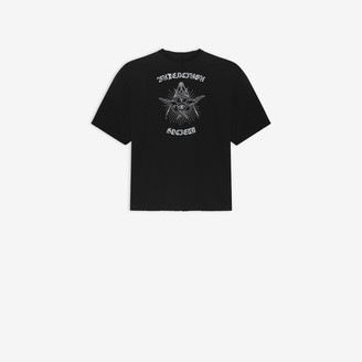 Balenciaga Gothic XL T-shirt - ShopStyle