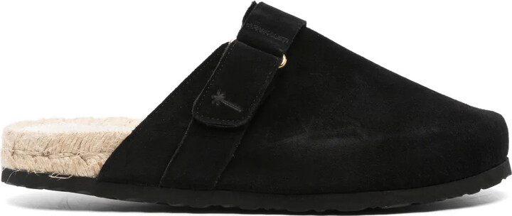 Manebi Round-Toe Suede Espadrilles