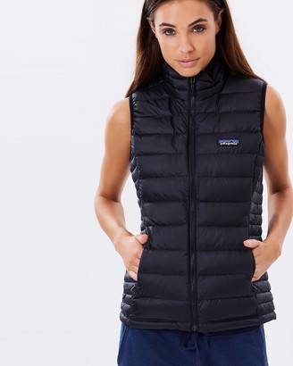 Patagonia Women's Black Vests - Women's Down Sweater Vest - Size One Size, L at The Iconic
