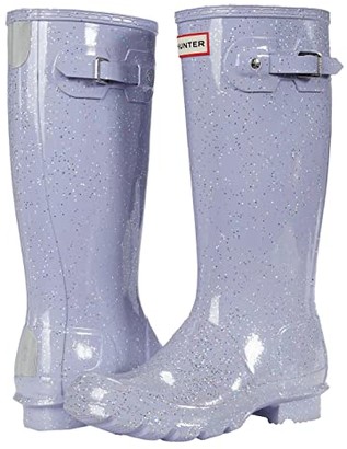 hunter original tall glitter wellington boots