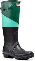 Thumbnail for your product : Hunter Tall Rain Boots - Asymmetrical Colorblock