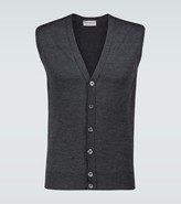 Thumbnail for your product : John Smedley Stavely knitted wool vest