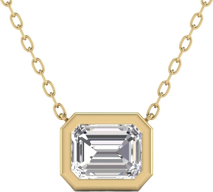 Lab Grown Diamonds 14K 1.00 Ct. Tw. Lab Grown Diamond Necklace