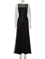 Thumbnail for your product : St. John Bateau Neckline Long Dress Black