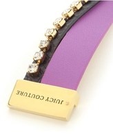 Thumbnail for your product : Juicy Couture Outlet - DOUBLE LEATHER BRACELET