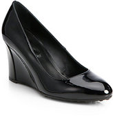 Thumbnail for your product : Tod's Patent Leather Wedge Pumps
