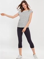 Thumbnail for your product : M&Co Cropped stretch trousers