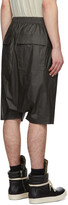 Thumbnail for your product : Rick Owens Grey Rick's Pods Shorts