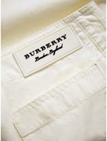 Thumbnail for your product : Burberry Cropped Wide-leg Cotton Trousers