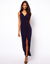Thumbnail for your product : ASOS Wrap Front Maxi Dress