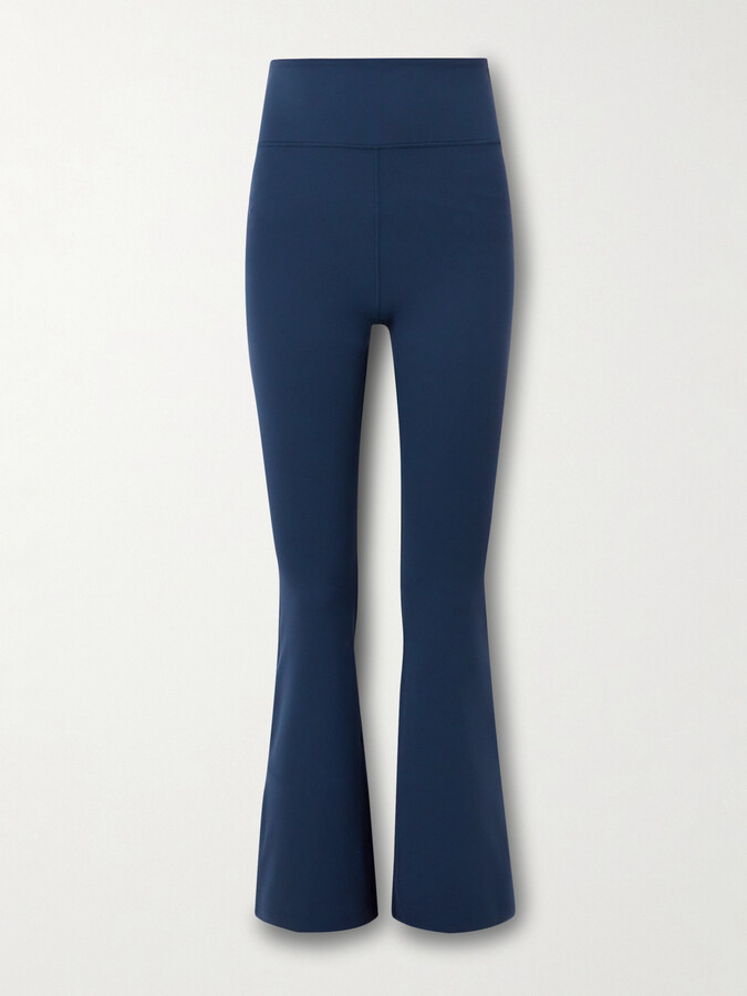 Lululemon Groove High-rise Flared Pant With Pockets Navy