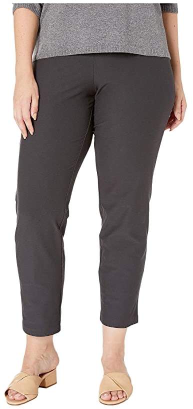 eileen fisher slim crepe ankle pants