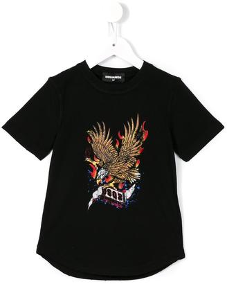 DSQUARED2 Kids eagle T-shirt