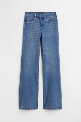 H&M Flared Low Jeans - ShopStyle