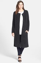 Thumbnail for your product : Eileen Fisher Long Round Neck Sweater Coat