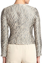 Thumbnail for your product : Nanette Lepore Zebra-Print Brocade Jacket