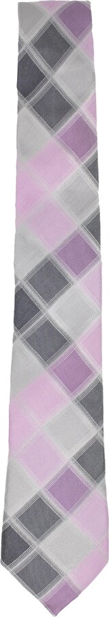 Lords of Harlech Men's Pink / Purple / Grey Archie Pink Tie - ShopStyle