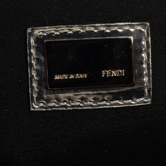 Fendi Bicolor Leather Clutch