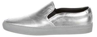 Common Projects Woman by Metallic Slip-On Sneakers