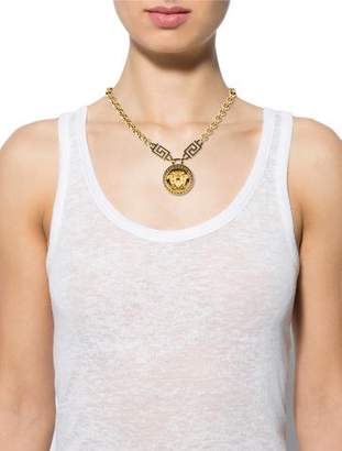 Versace Crystal Icon Medusa Necklace