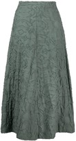 Thumbnail for your product : Alysi Embroidered Flared Midi Skirt