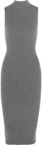 Thumbnail for your product : Theory Ulana ribbed stretch wool-blend midi dress