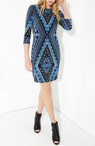 Thumbnail for your product : Karen Kane Women's Diamond Print Jersey Sheath Dress