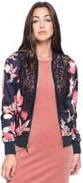 Thumbnail for your product : Juicy Couture Lace Trim Hidden Cove Floral Jacket