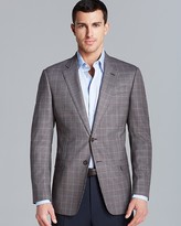 Thumbnail for your product : Armani Collezioni Giorgio Houndstooth Check Overlay Sport Coat - Regular Fit