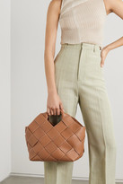 loewe woven leather tote