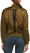 Thumbnail for your product : Bagatelle Lace-Up Bomber Jacket
