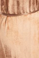 Thumbnail for your product : Vince Wrap-effect Velvet Midi Dress