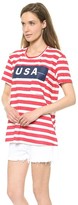 Thumbnail for your product : TEXTILE Elizabeth and James USA Wide Stripe Bowery Tee