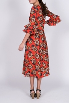 Thumbnail for your product : Traffic People Red Floral Midi Dress