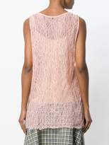 Thumbnail for your product : Nina Ricci embellished longline tank top