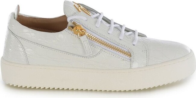 Giuseppe Zanotti Frankie Zip Detailed Lace-Up Sneakers