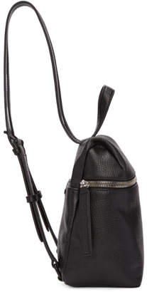 Kara Black Small Leather Backpack