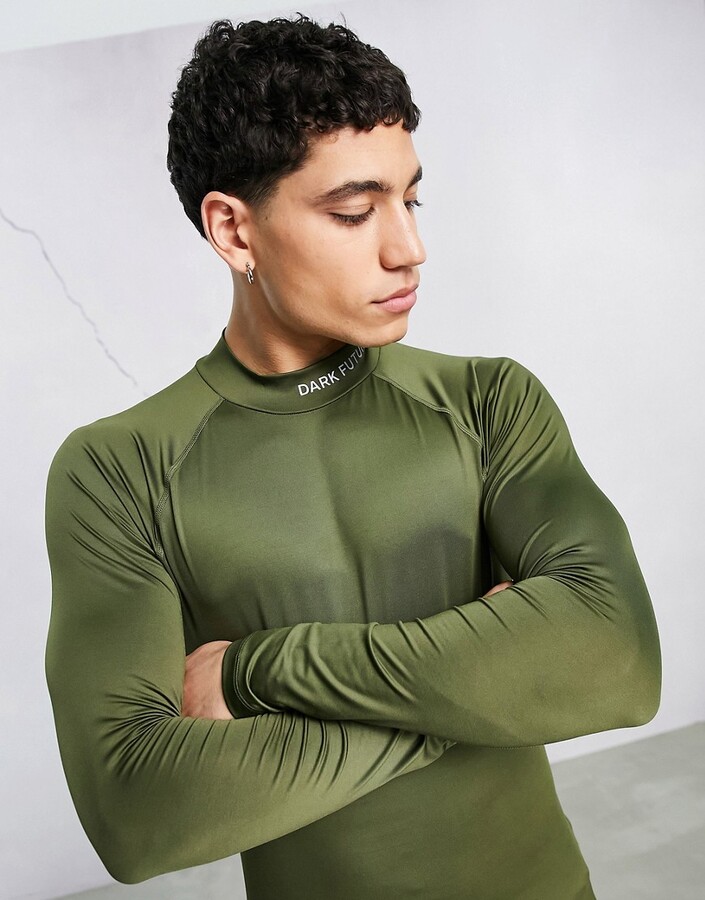Mock Neck Long Sleeve Shirt | Shop the world's largest collection 