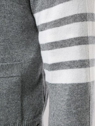 Thom Browne 4-Bar V-neck cashmere cardigan