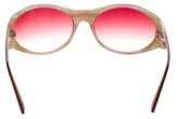 Thumbnail for your product : Derek Lam Bicolor Round Sunglasses