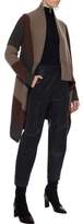 Thumbnail for your product : Rick Owens Color-block Knitted Wool Cardigan