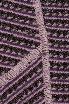 Thumbnail for your product : Missoni Metallic striped knitted dress