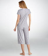 Thumbnail for your product : Karen Neuburger White Hot Ditsy Knit Cropped Pajama Set