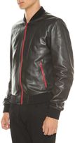 Thumbnail for your product : Dolce & Gabbana Leather Bomber Jacket